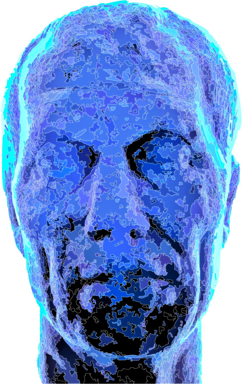 Blue Madrileno - by Tony Karp